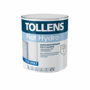 packshot du pot de peinture Tollens flat hydro MAT
