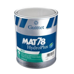 pot de peinture de la marque guittet Mat78 hydroplus vue de face