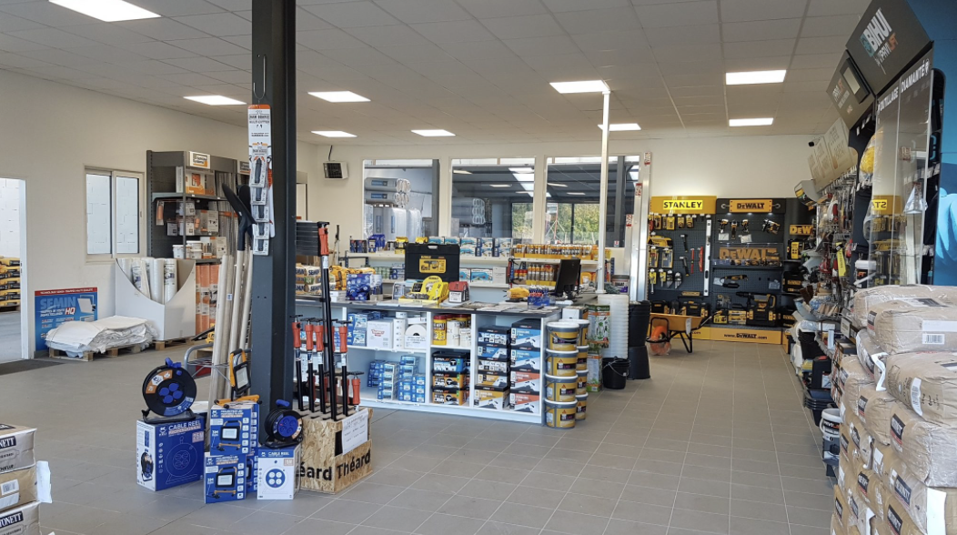 intérieur du magasin Docks Matériaux